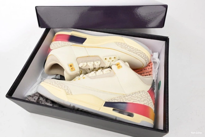 Rep TB Balvin Medellin J 3 Jordan x Sunset Air FN0344-901 0728